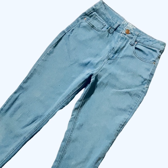 High Rise Super Skinny Jeans, Mom Jeans,Classic Fit Vintage Mom Jeans,Blue Jeans - Picture 4 of 12